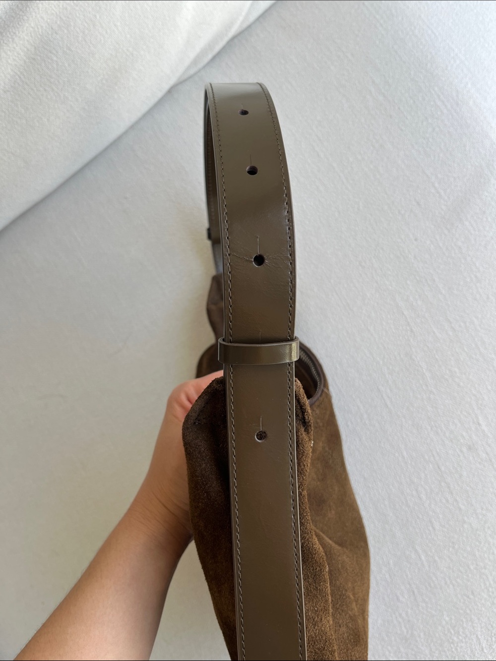 Nothing Written Suede Shoulder Bag - Picture 5 of 5